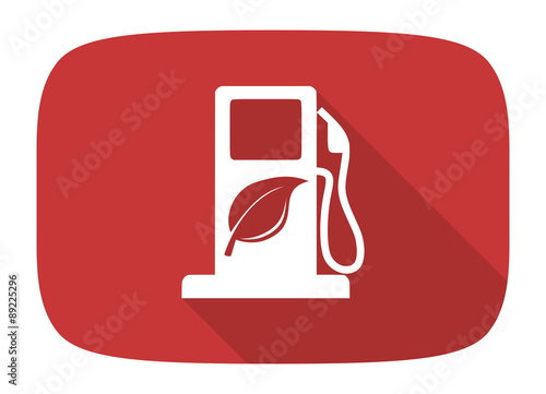 biofuel flat design modern icon