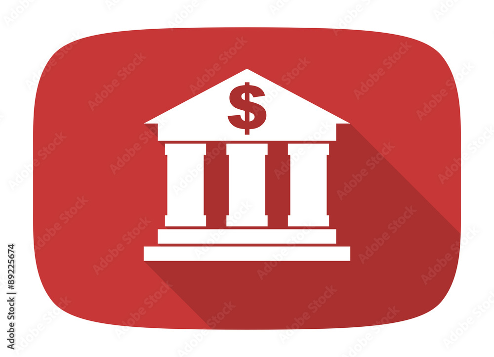 bank flat design modern icon bank flat design modern icon