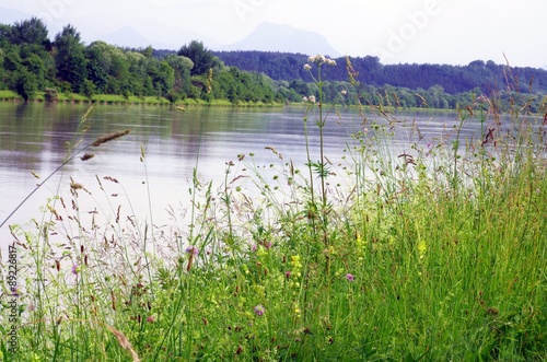 Flusslandschaft in Bayern