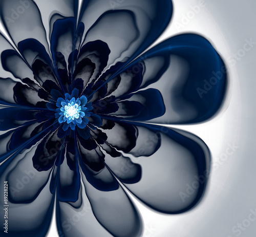 Abstract fractal  flower