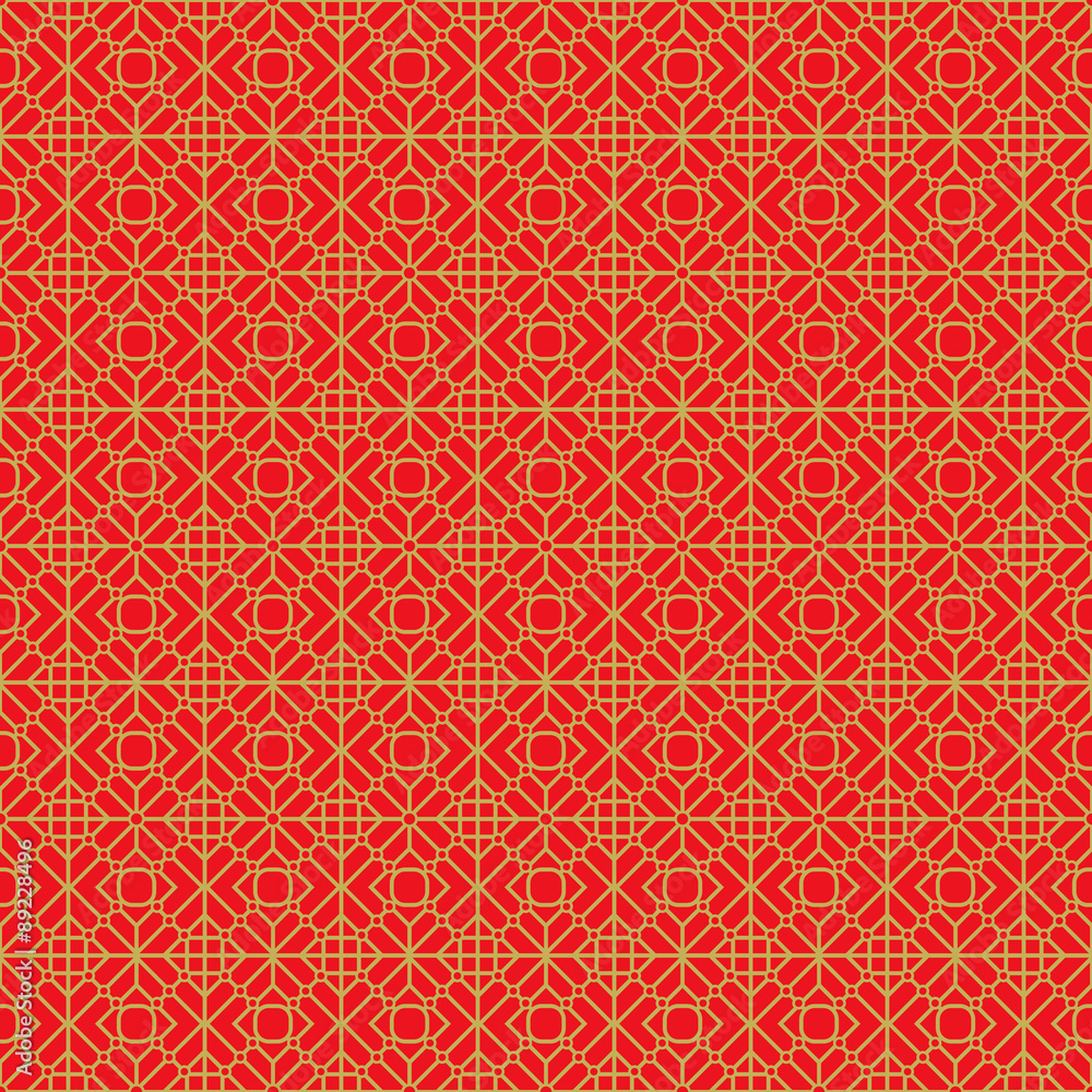 Golden seamless Chinese window tracery geometry round diamond pattern background.
Golden seamless Chinese window tracery geometry round diamond pattern background.
