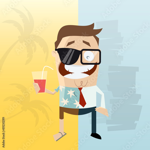 urlaub business mann erholung geschäftsmann