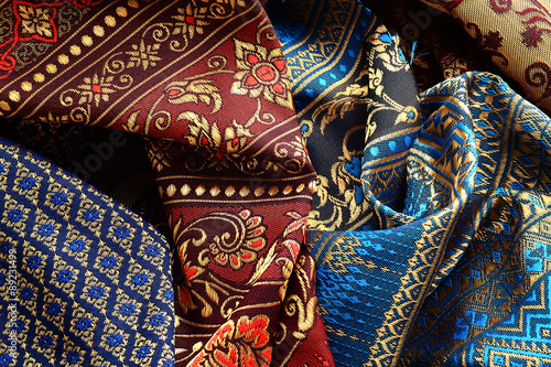 Antique Asian textile detail.  