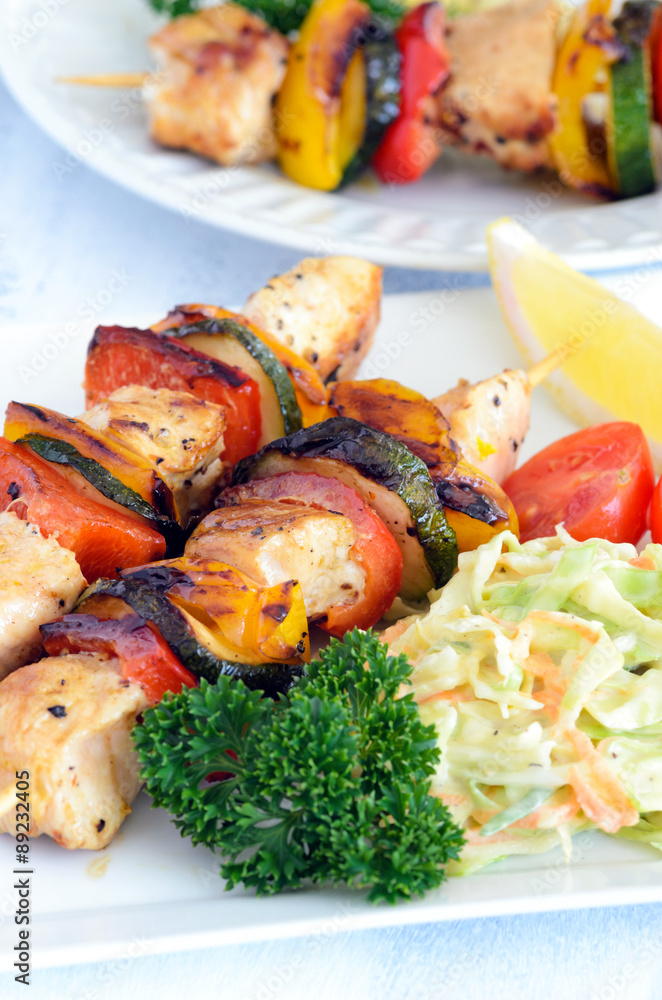 Summer barbeque meal Summer barbeque meal