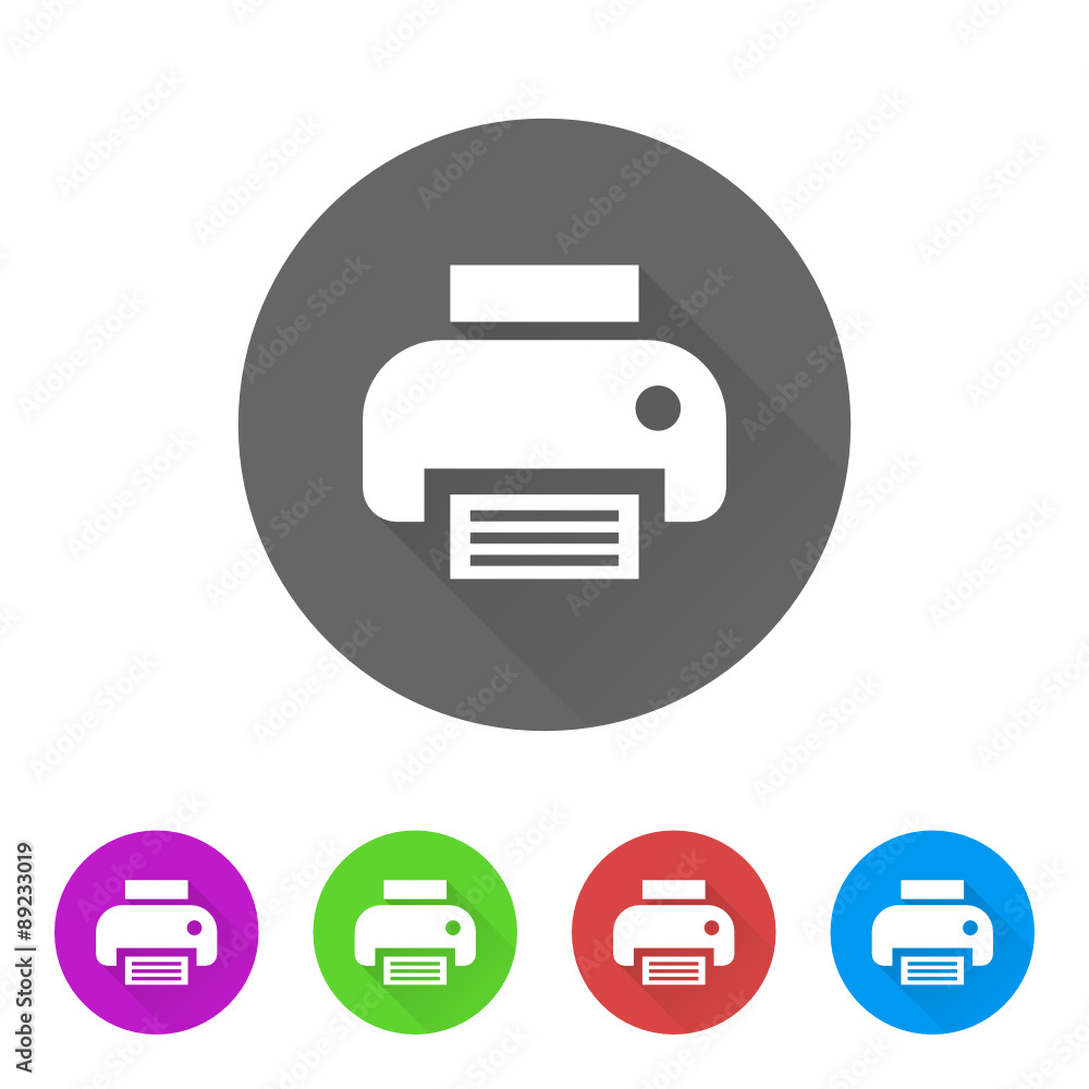 App Icon Long Shadow - 5 Colors App Icon Long Shadow - 5 Colors