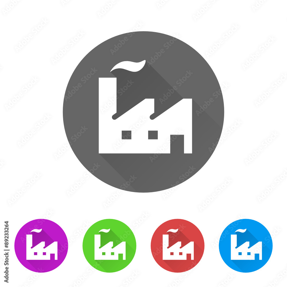 App Icon Long Shadow - 5 Colors App Icon Long Shadow - 5 Colors