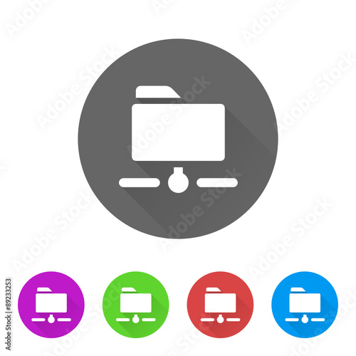 App Icon Long Shadow - 5 Colors