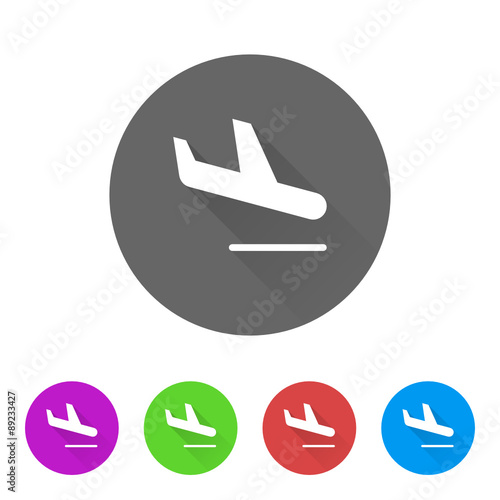 App Icon Long Shadow - 5 Colors