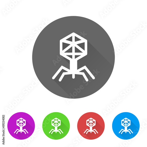 App Icon Long Shadow - 5 Colors