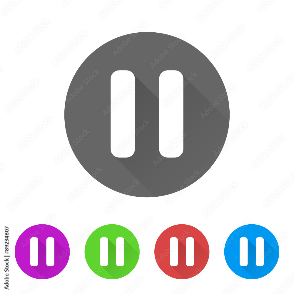 App Icon Long Shadow - 5 Colors App Icon Long Shadow - 5 Colors