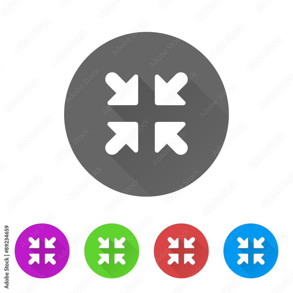 App Icon Long Shadow - 5 Colors App Icon Long Shadow - 5 Colors