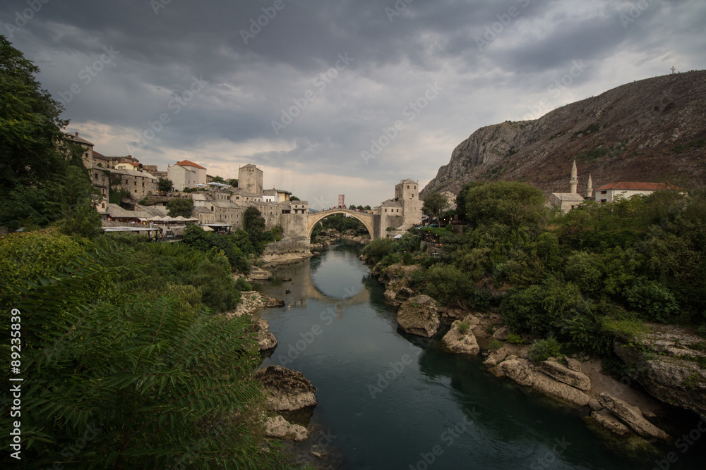 Stari Most (Old Bridge) in Mostar, Bosnia and Herzegovina