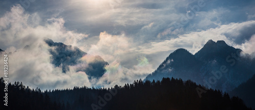 The mountains in the fog © Katerina Tretiakova