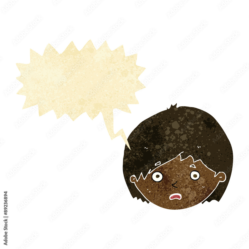 cartoon unhappy boy with speech bubble cartoon unhappy boy with speech bubble