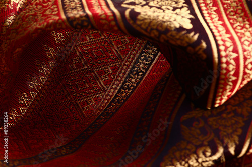 Antique Asian textile detail.