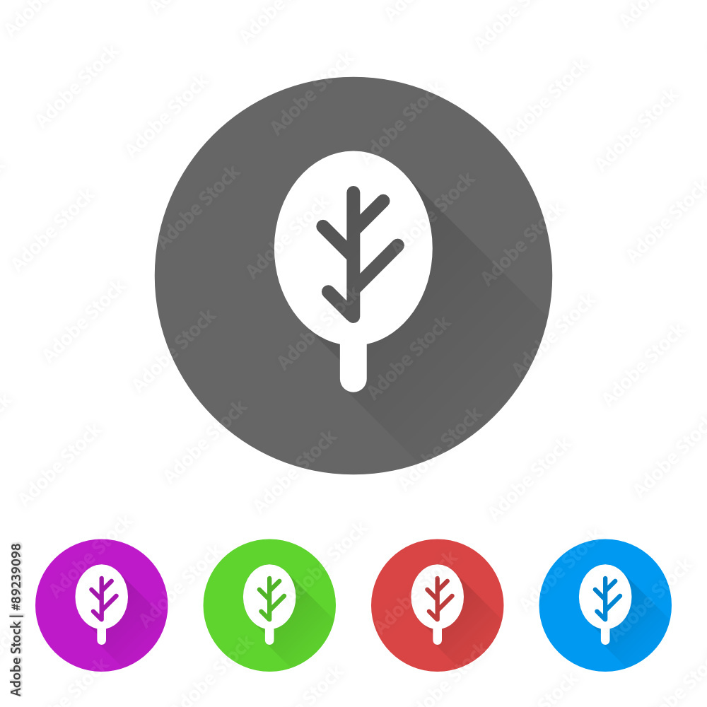 App Icon Long Shadow - 5 Colors App Icon Long Shadow - 5 Colors