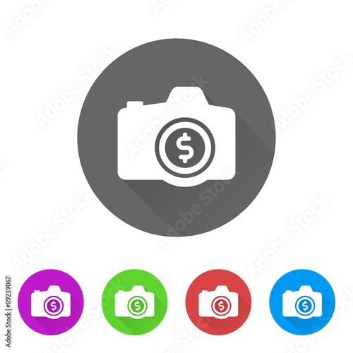 App Icon Long Shadow - 5 Colors