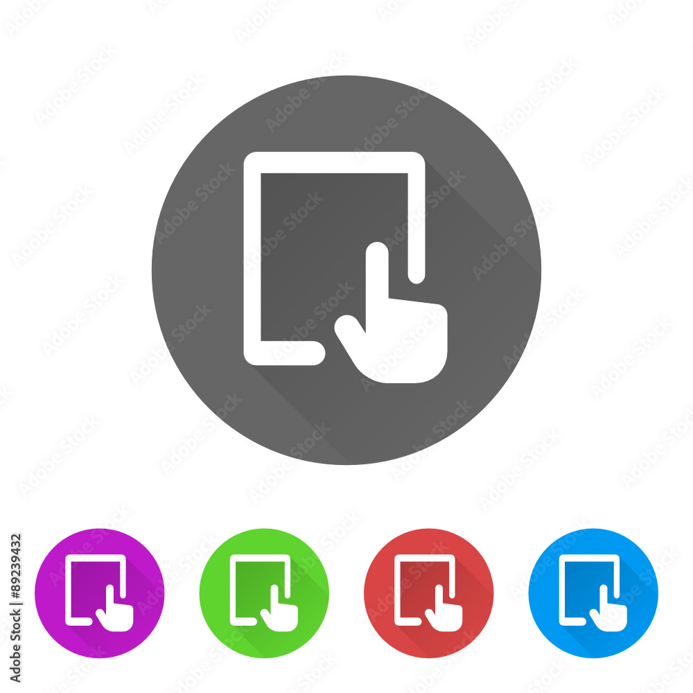 App Icon Long Shadow - 5 Colors App Icon Long Shadow - 5 Colors