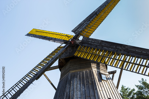 Photography The wooden windmill