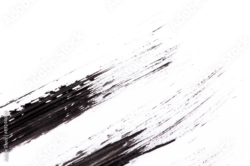 Black paint isolated on white background © romantsubin