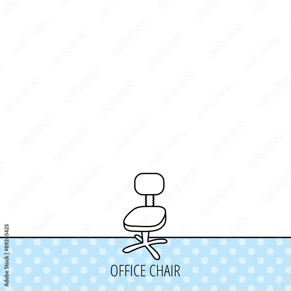 Office chair icon. Business armchair sign. Office chair icon. Business armchair sign.