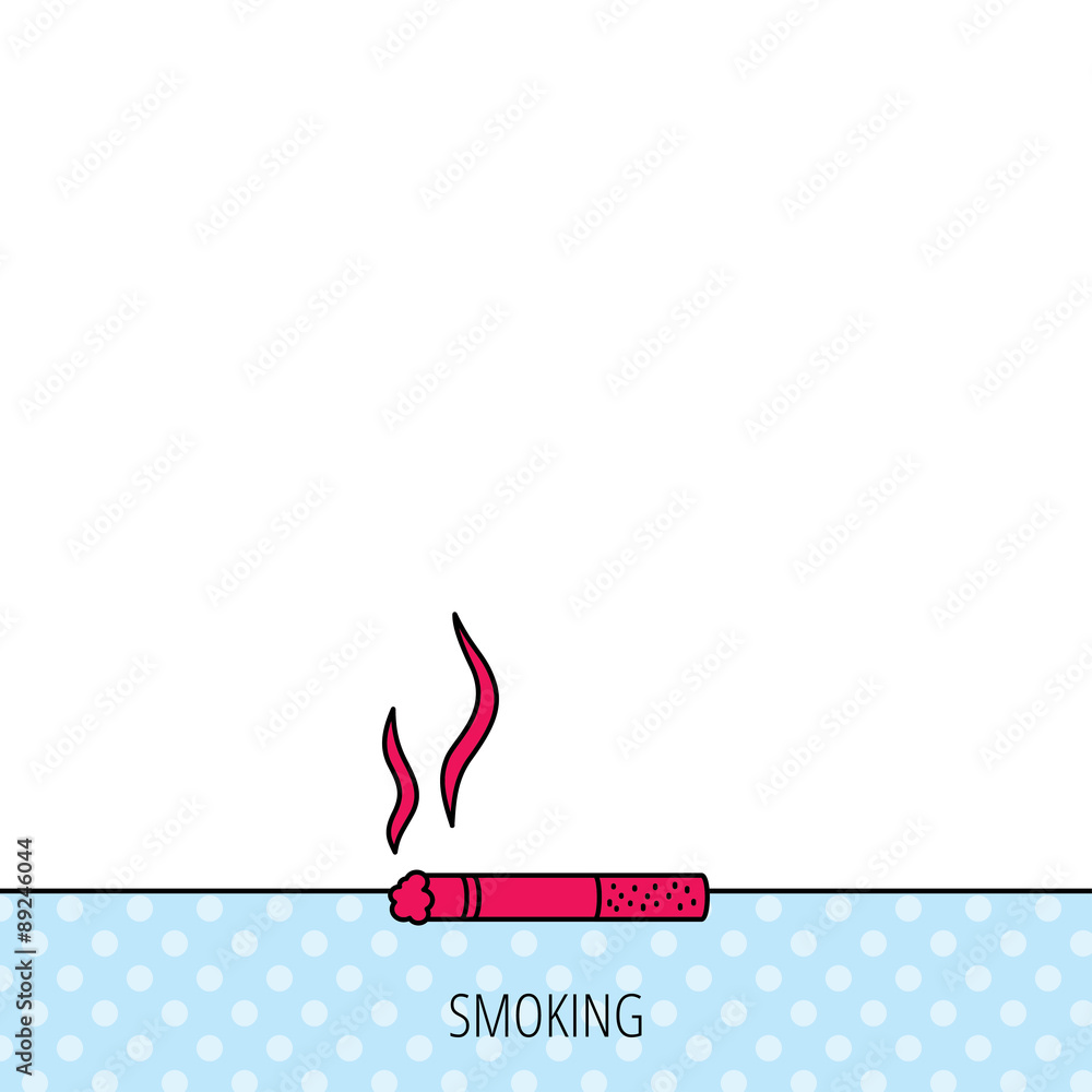 Smoking allowed icon. Yes smoke sign. Smoking allowed icon. Yes smoke sign.