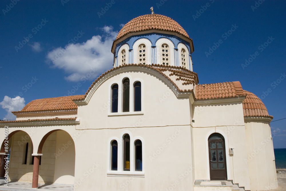 griechisch orthodoxe kirche auf kreta, griechenland