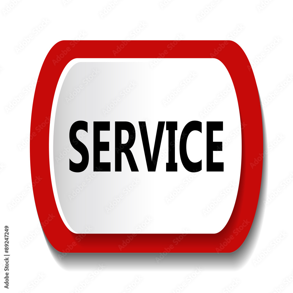Vector icon with the word SERVICE Vector icon with the word SERVICE