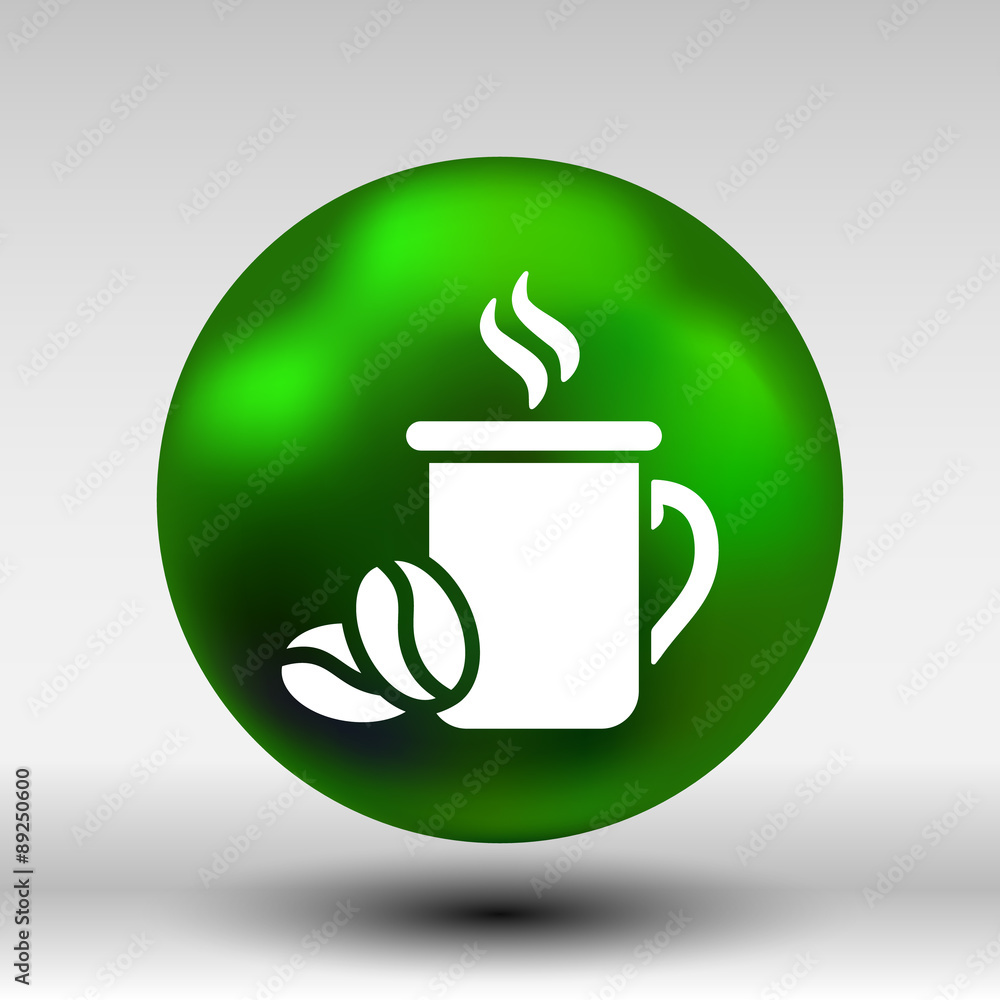 Coffee cup vector logo design template. Cafe shop emblem Coffee cup vector logo design template. Cafe shop emblem