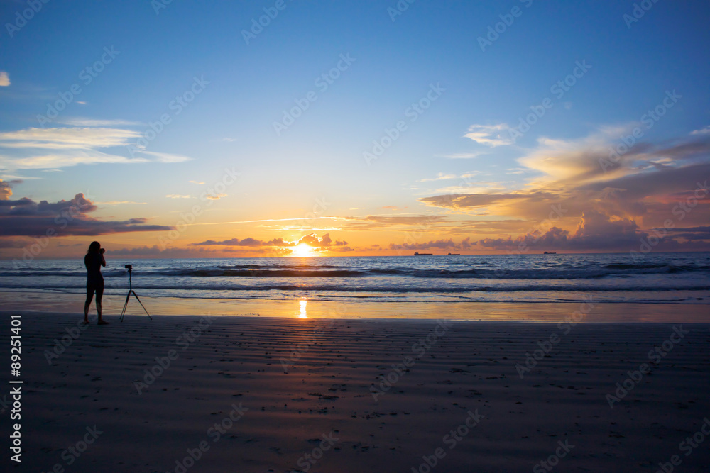 Beautiful sunrise, sunset and clouds. Beautiful sunrise, sunset and clouds.