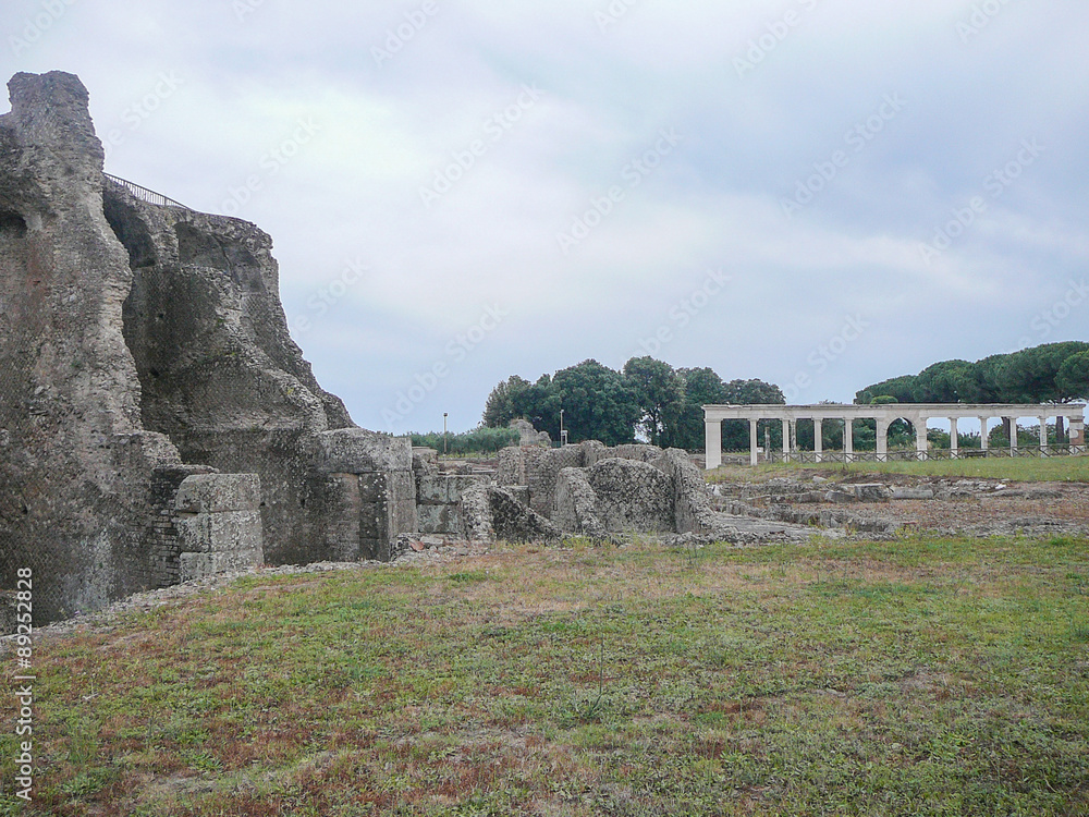 Ruins of Minturnae, Italy