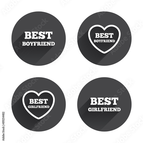 Best boyfriend and girlfriend icons.