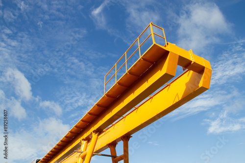 Gantry Crane over the sky