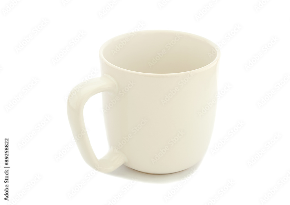 White cup isolated White cup isolated
