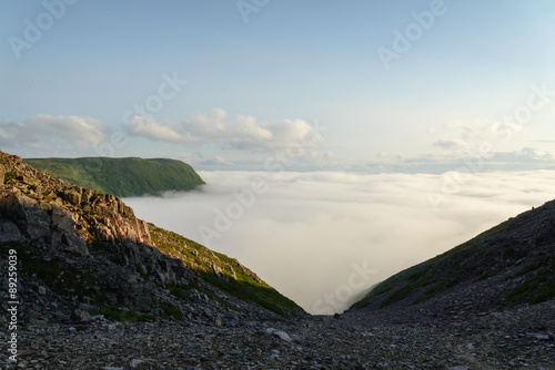 Gros Morne Mountain, Gros Morne National Park from in Newfoundland, Canada.