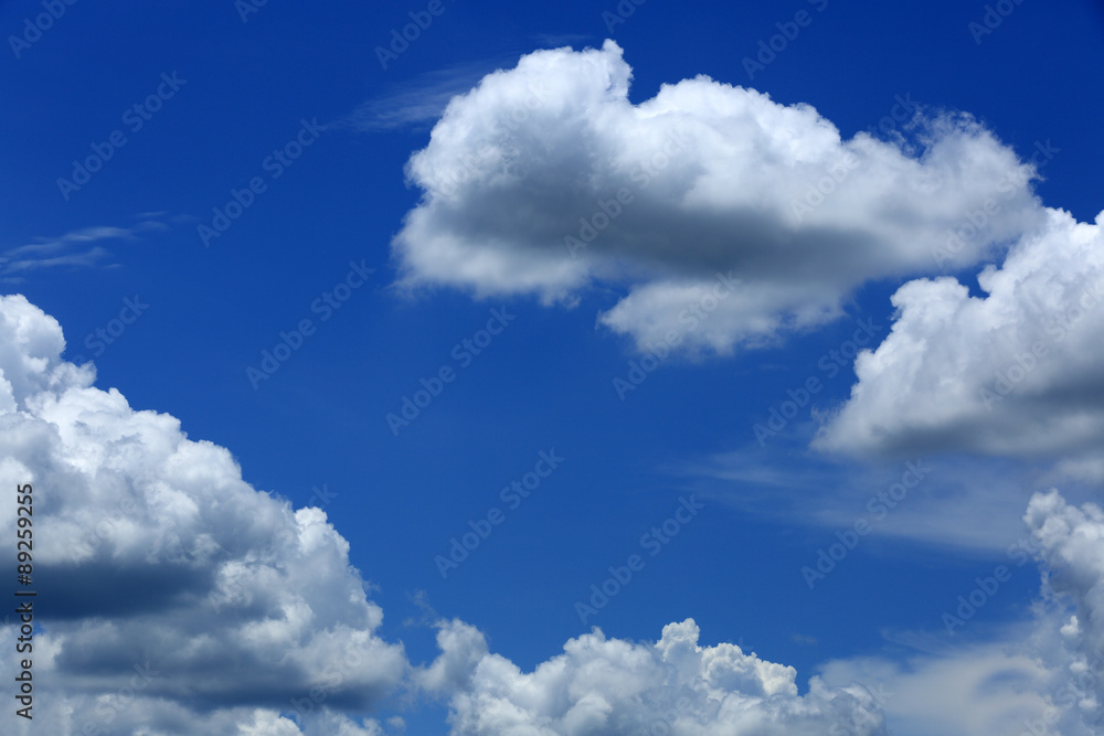 Obraz premium blue sky with nice cloud