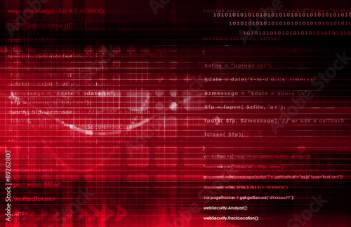 Quadro em tela Secure Technology