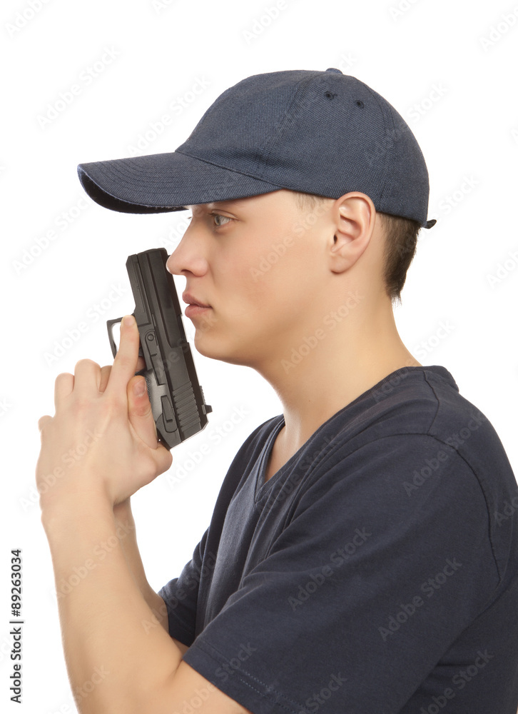 Despair man with gun Despair man with gun