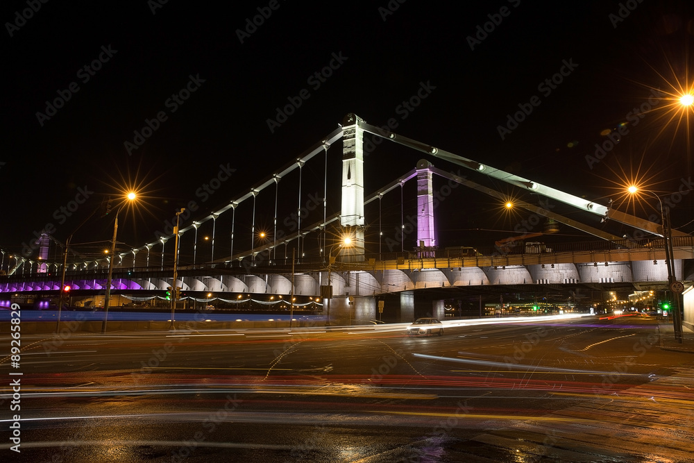 Obraz premium Москва ночь