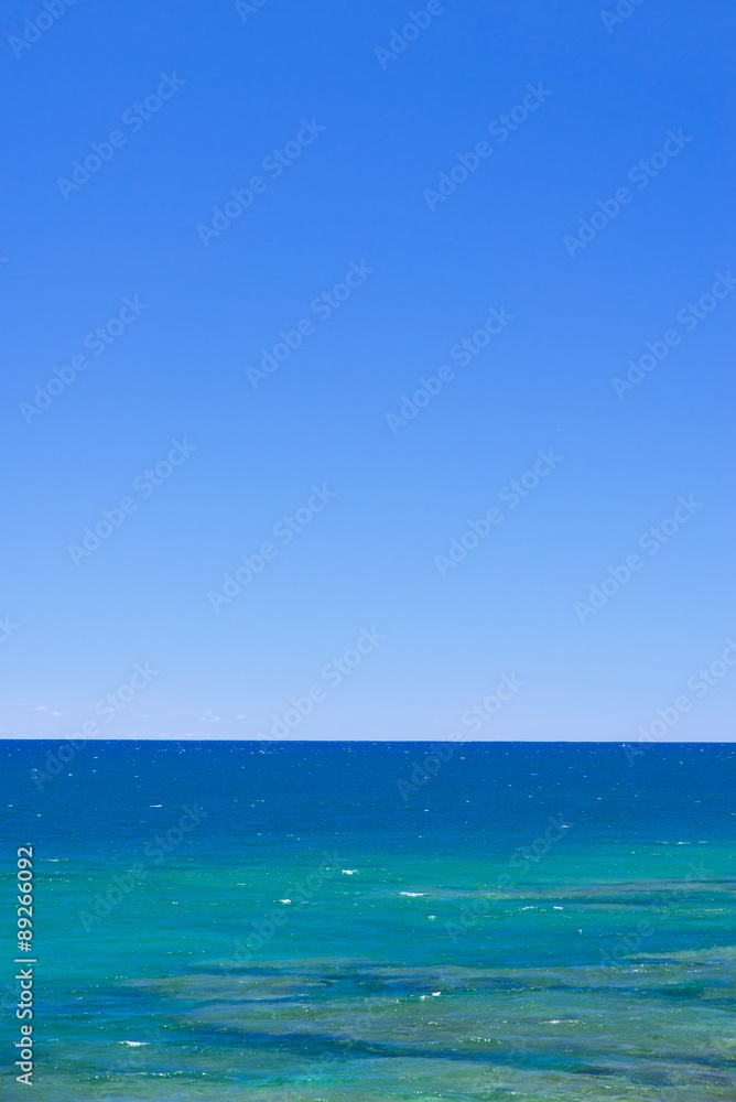 沖縄の海・シンプル・水平線
