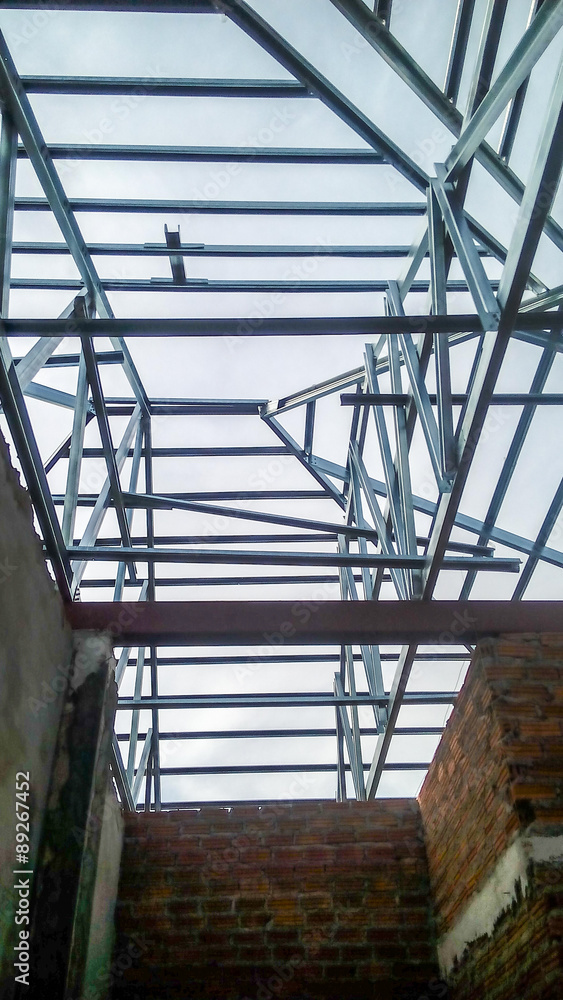 Obraz premium Structure at local construction zone