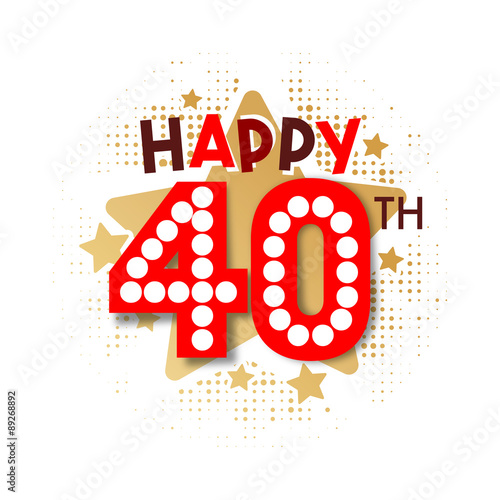 Happy 40th Birthday