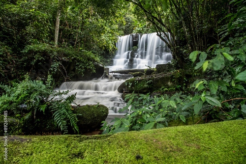  Man dang  waterfall in Phu hin rong kra  national park Phitsanu