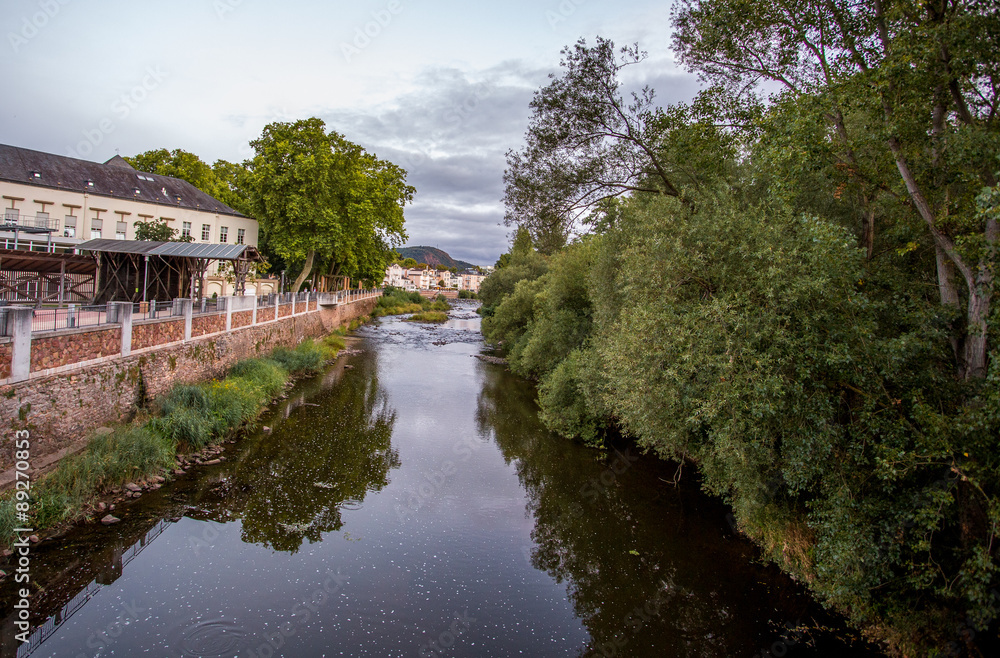 Fototapeta premium Die Nahe am Bad Kreuznacher Kurhaus