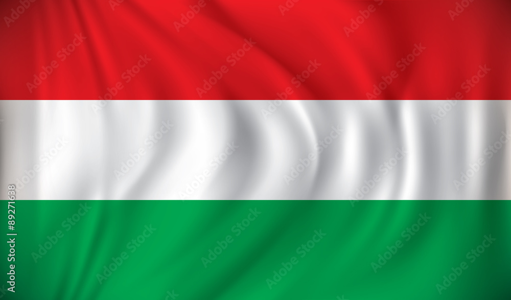 Obraz premium Flag of Hungary