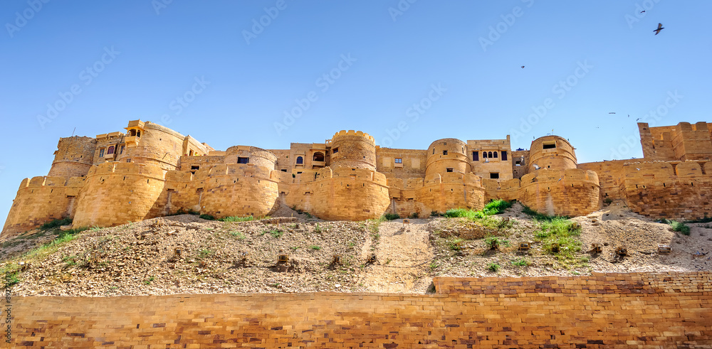 Panoramic view of Golden Fort of Jaisalmer, Rajasthan India Panoramic view of Golden Fort of Jaisalmer, Rajasthan India