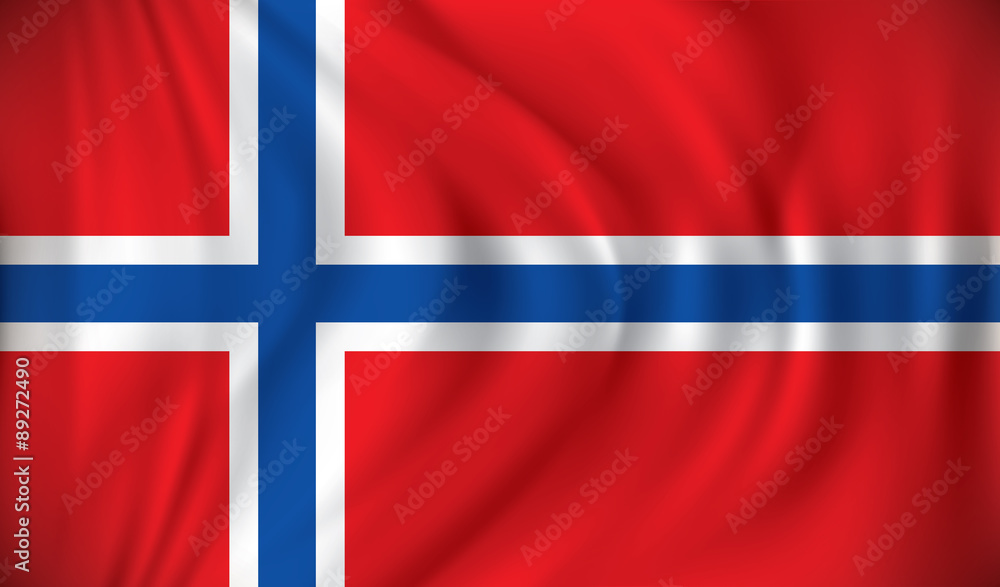 Obraz premium Flag of Svalbard