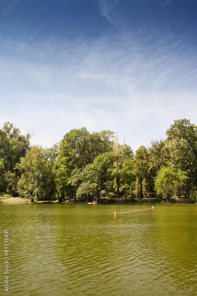 One of the largest parks in Bucharest, Romania One of the largest parks in Bucharest, Romania