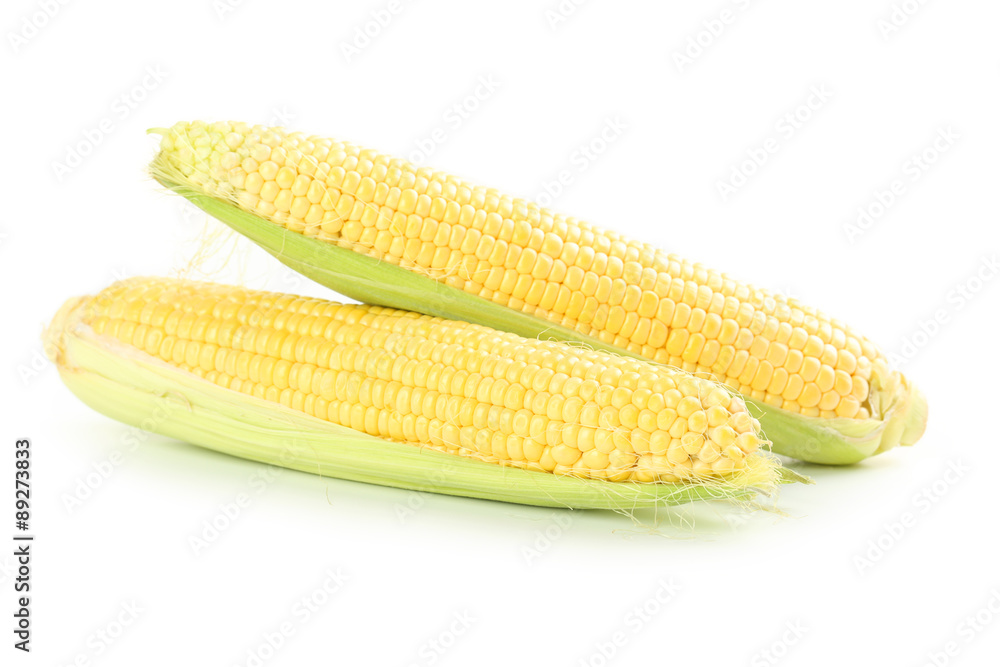 Corns isolated on a white