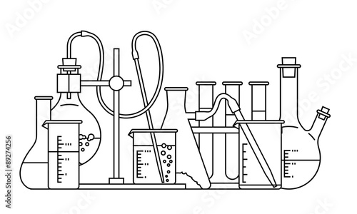 chemical glassware icon